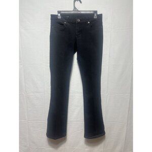 Kut From the Kloth Pants Womens Size 6 Black Farrah Baby Bootcut Jeans Fold Line